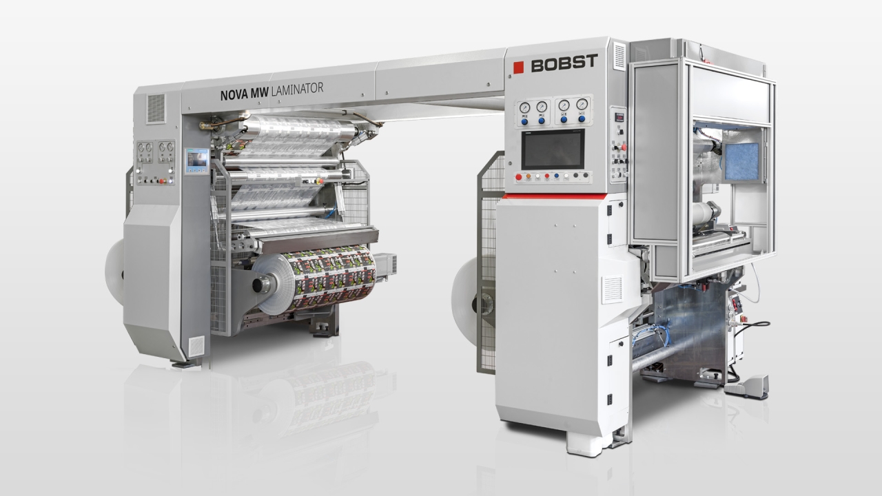 Bobst Nova MW laminator