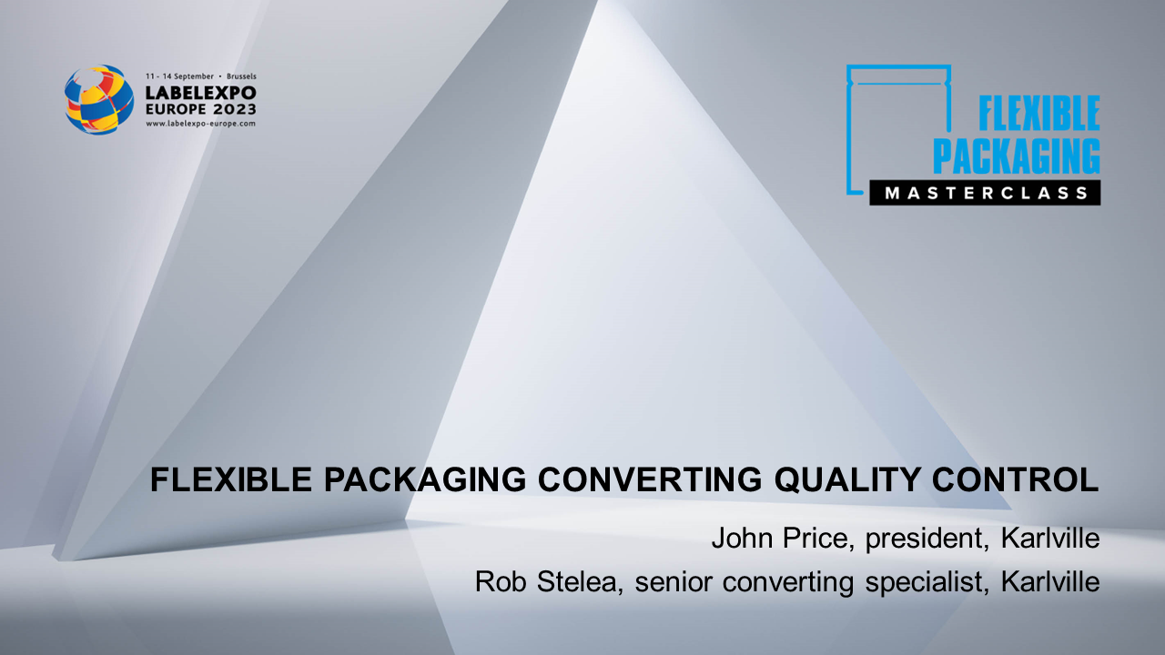 Converting flexible packaging